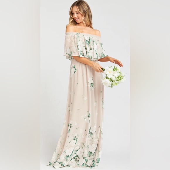 Show Me Your MuMu Hacienda Maxi Dress in Bouquet Toss - Picture 1 of 4